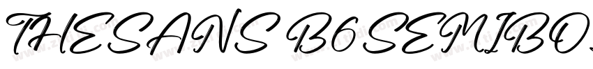 THESANS B6SEMIBOLD字体转换